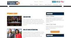 Desktop Screenshot of familyvisiontv.com
