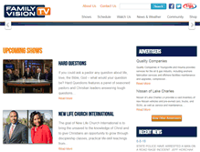 Tablet Screenshot of familyvisiontv.com